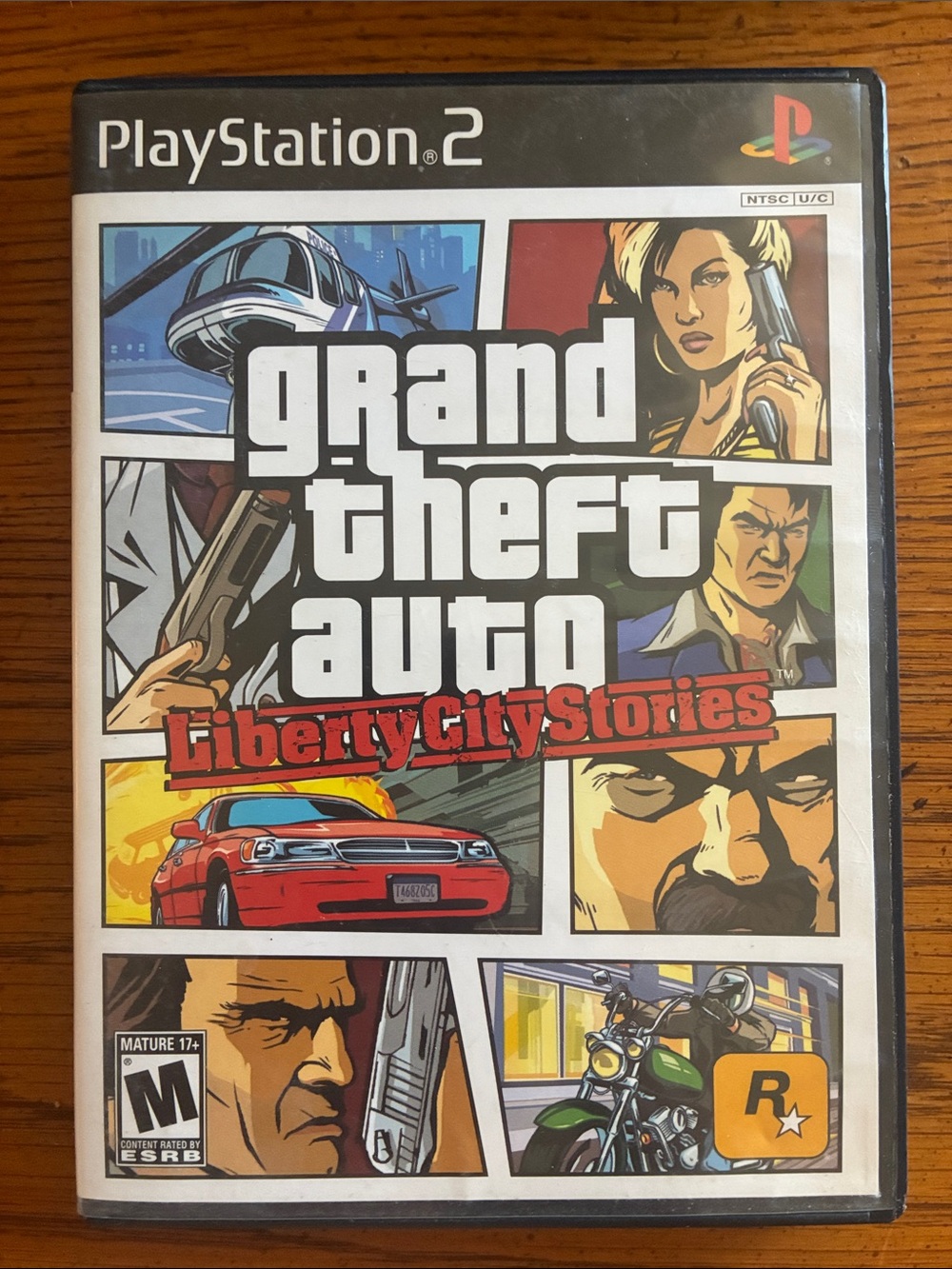 Sony Grand Theft Auto: Liberty City Stories - White, Red, Blue, Yellow Artwork